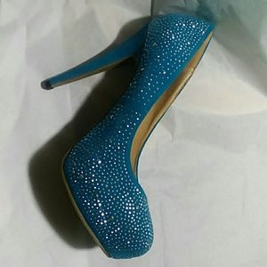 Blue heels